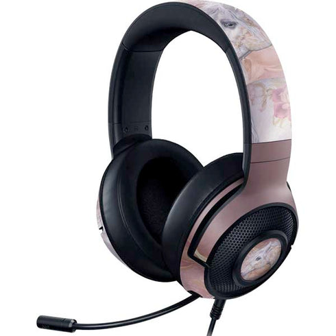 Licorne Florale Rose Unicorn by Laurie Prindle Razer Kraken X Skin